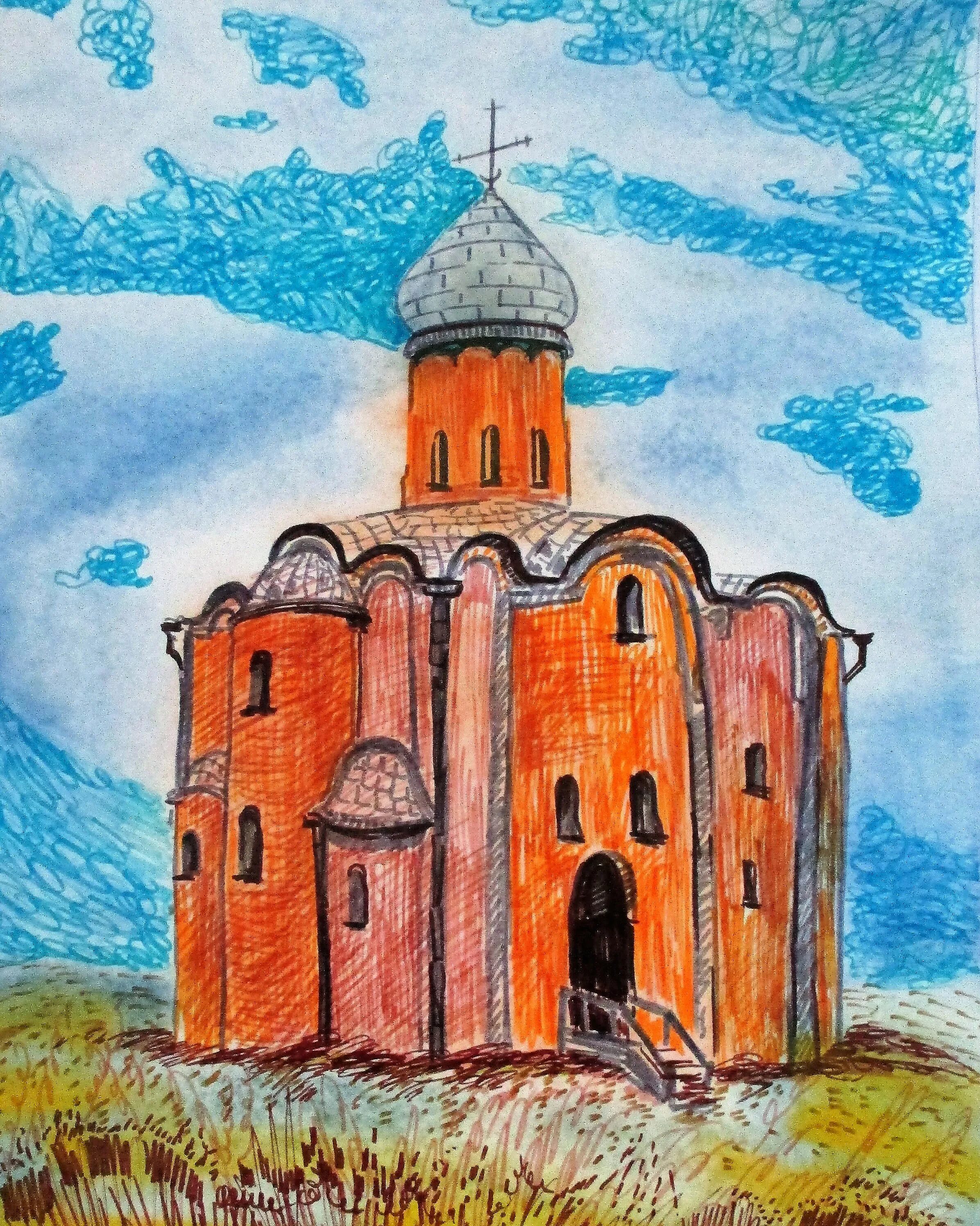 Храм рисунок. Храм искусства рисунок. Знаменский собор рисунок курск курск. Точечное рисование церкви. Детские рисунки собора.