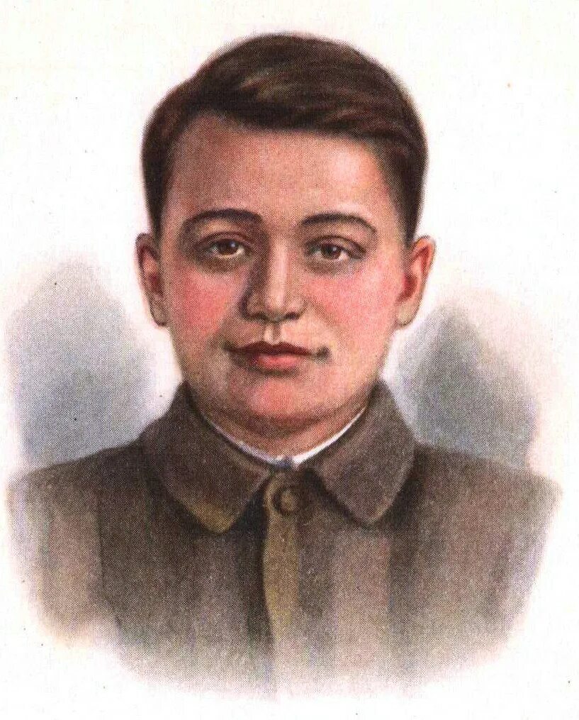 Портрет Олега Кошевого.