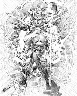 regram @philiptanart #Spiral #Mojo #XMen #Marvel #comics #pencil #art #sket...