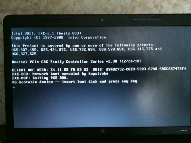 Ноутбук пишет нет доступных. Ноутбук acer boot device. нет загрузочного устройства на ноутбуке. что такое загрузочное устройство на компьютере. no bootable device.