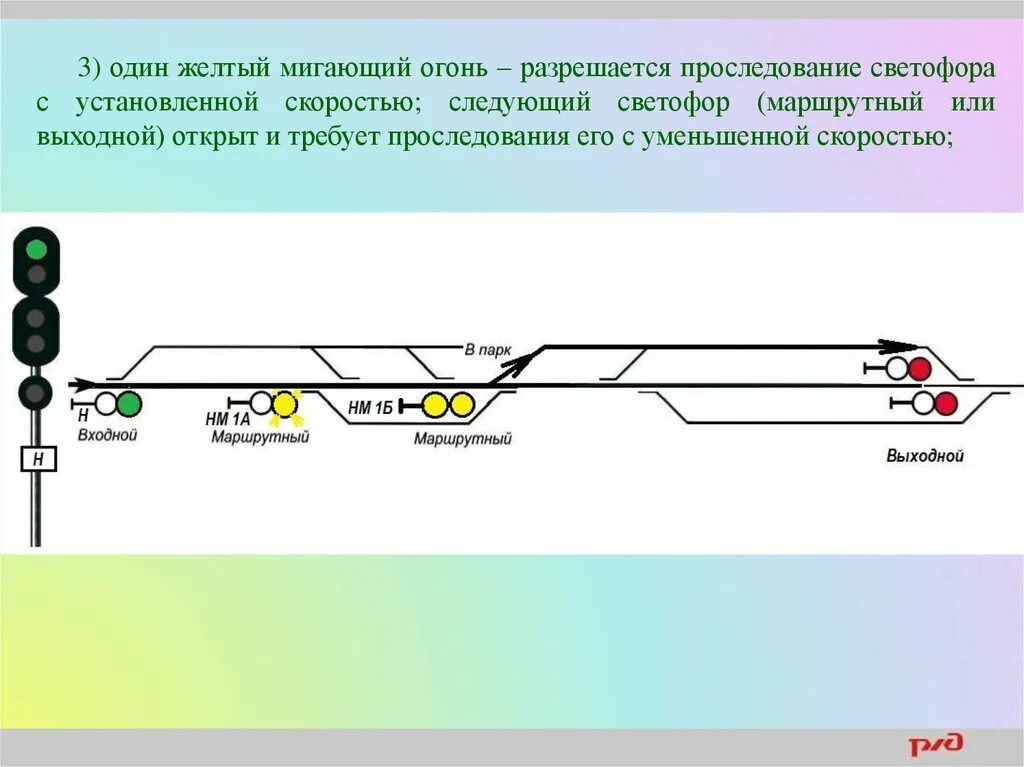 Маршрутный желтый мигающий