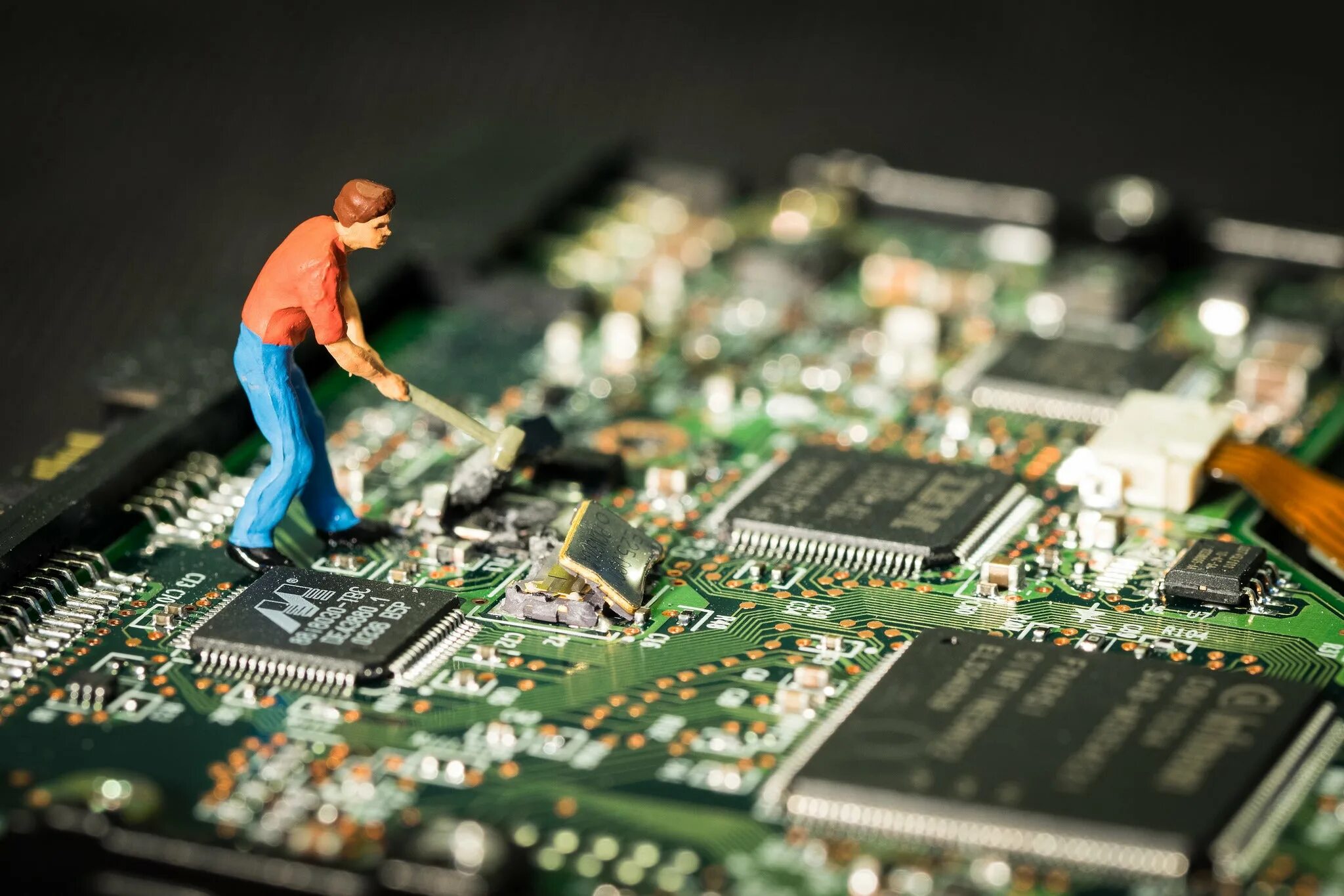 These computers are made. These computers are made
