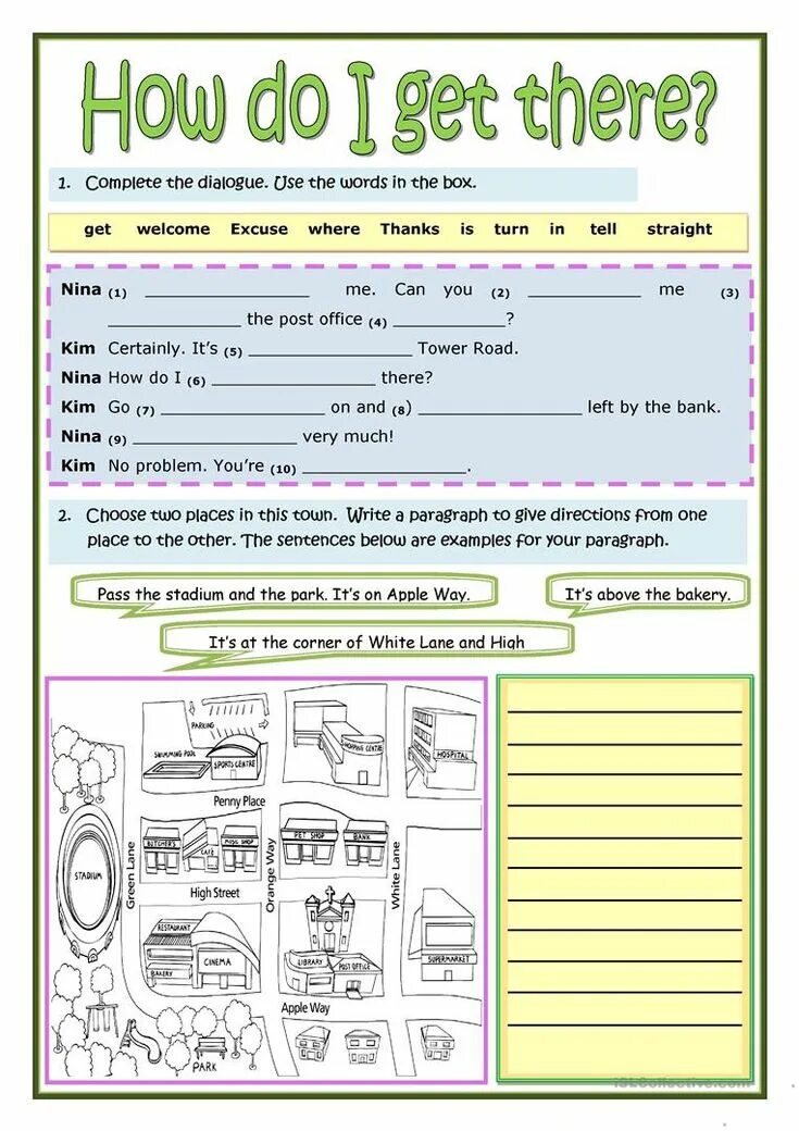 How can i download. Directions упражнения по английскому языку. диалоги worksheets. how to get to worksheets. задания на direction.
