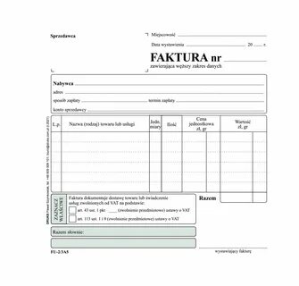 Business faktura