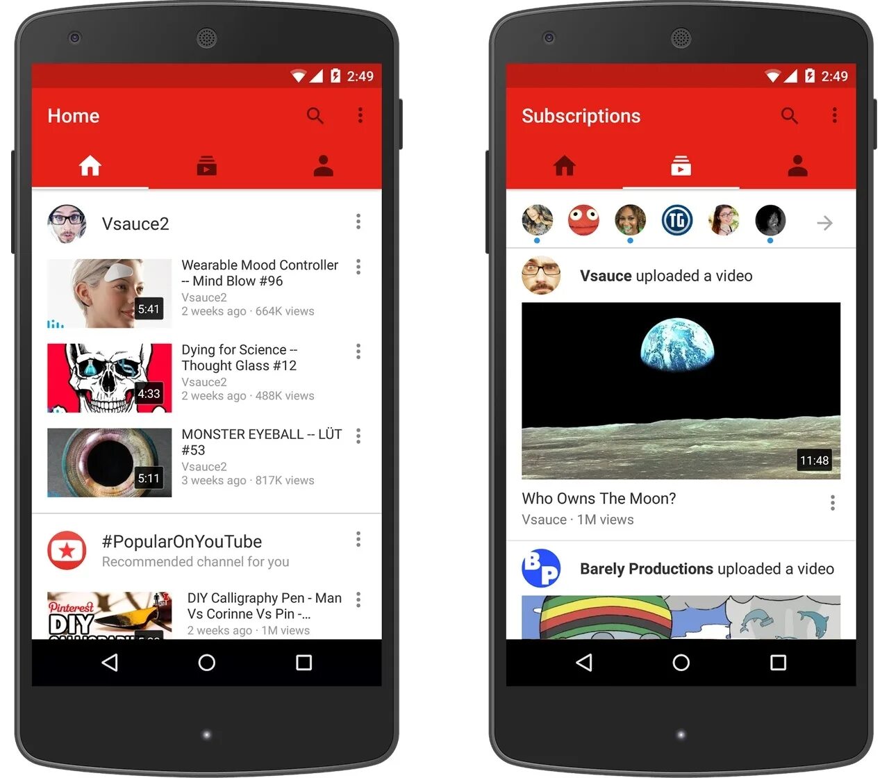 Приложение youtube. Ютуб на телефоне. Приложение youtube для андроида. Ютуб на экране телефона