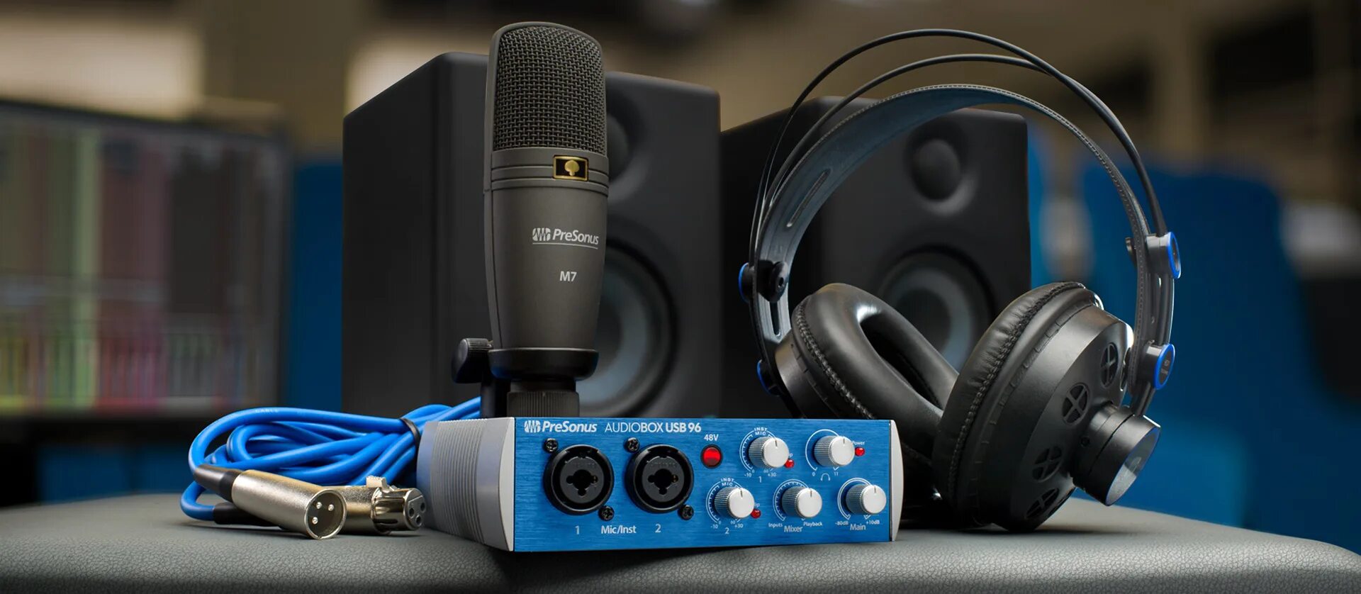 Звук видео на наушники. PRESONUS AUDIOBOX Studio Ultimate Bundle. PRESONUS AUDIOBOX USB 96. PRESONUS AUDIOBOX 96 Studio. Наушники PRESONUS hd7.