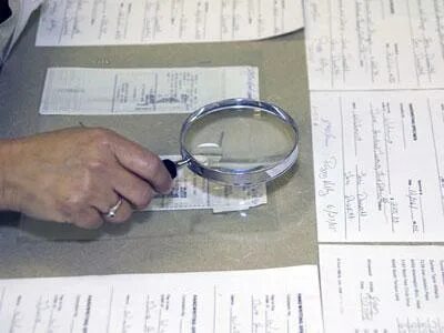 Исследование предметов и документов образец