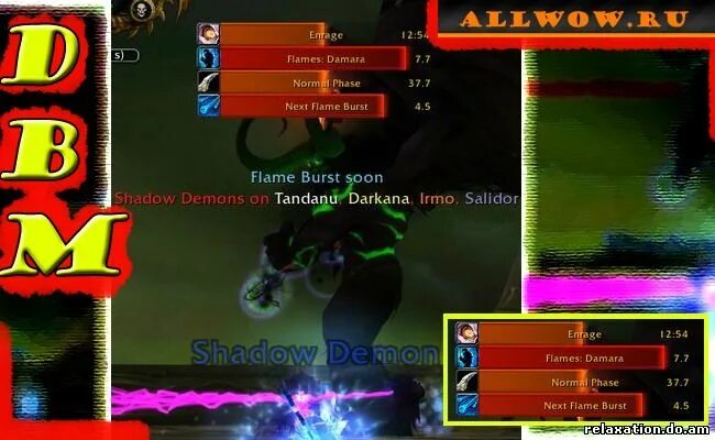 ДБМ аддон. Deadly Boss Mods. DBM-CHAMBEROFASPECTS аддон. DBM SPELLTIMERS.