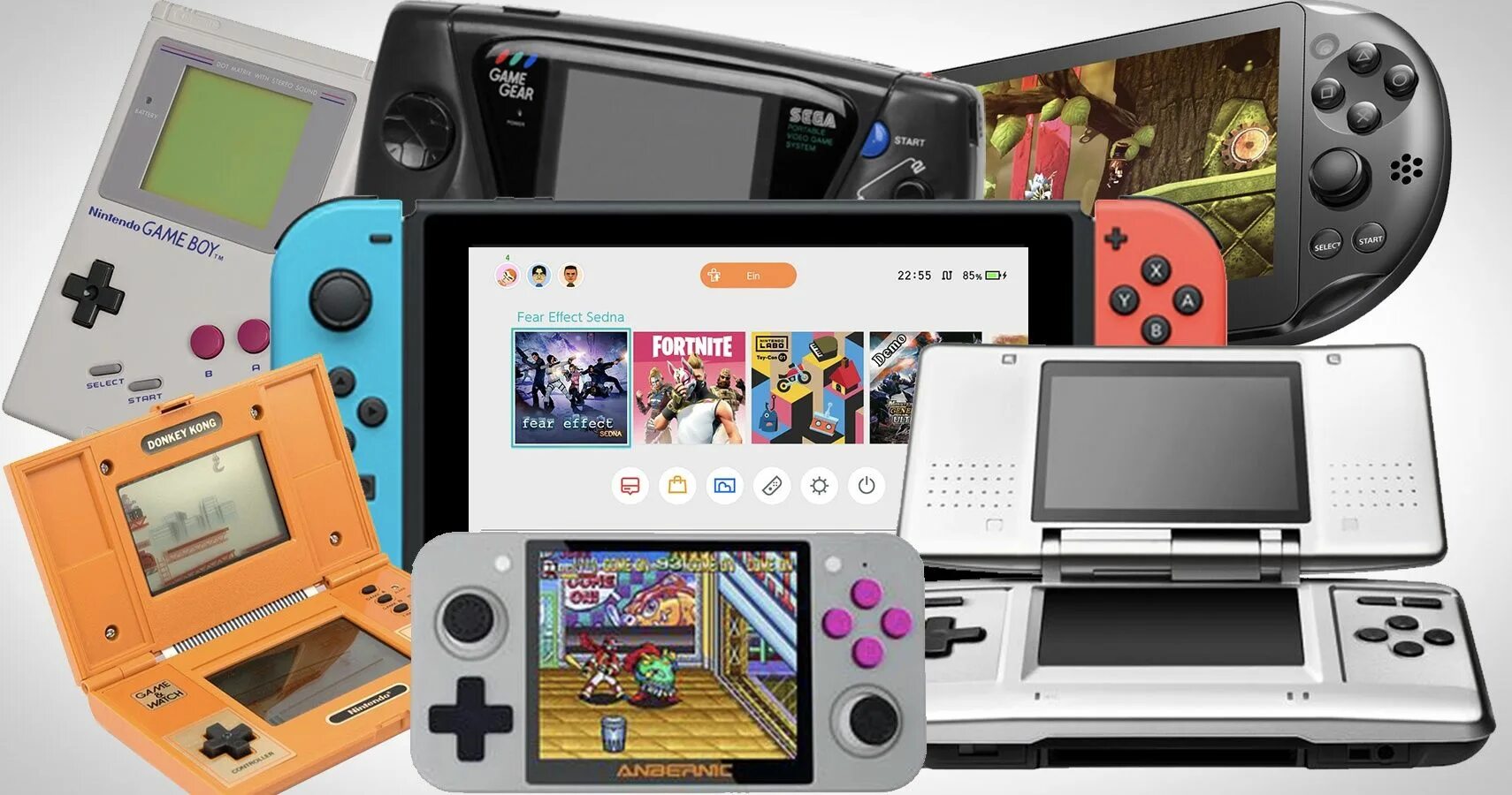Handheld game console