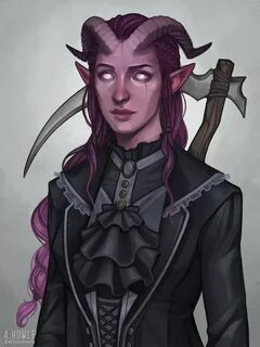 Twitter Tiefling female, Dungeons and dragons characters, Ch