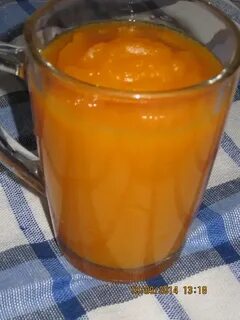 Тыквенный сок с лимонной кислотой и сахаром