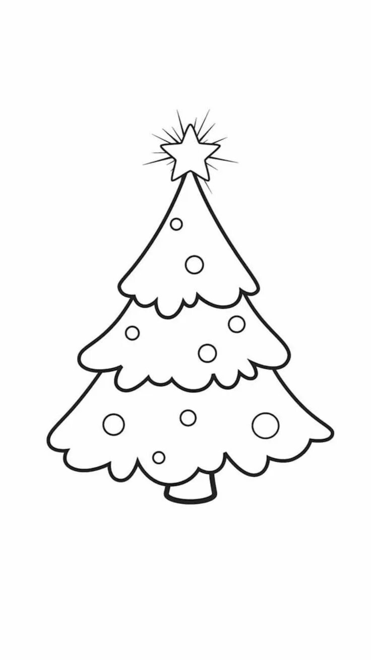 Елка картинка для детей распечатать Kerstmis kleuren, Gratis kleurplaten, Kerstkleurplaten