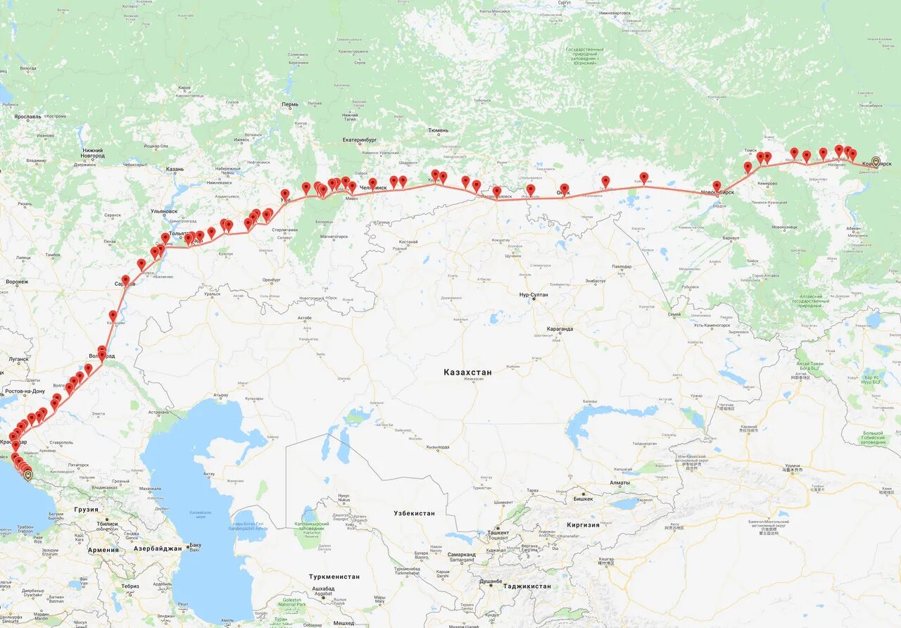 Движение поездов красноярск. Поезд 127ы Красноярск Адлер маршрут. Поезд 127ы/128ы Красноярск — Адлер маршрут на карте. Поезд 127 Красноярск Адлер. Маршрут поезда Красноярск Анапа.