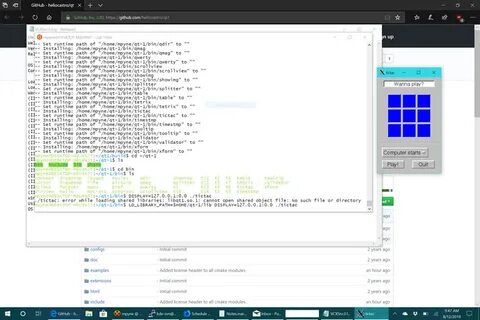 Error while loading shared libraries