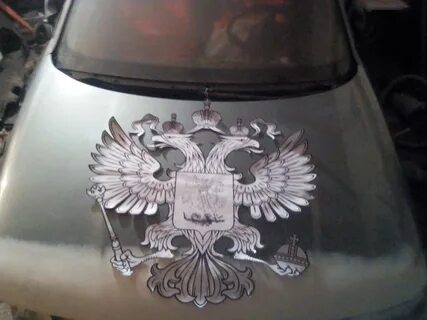 Орел россией на машину