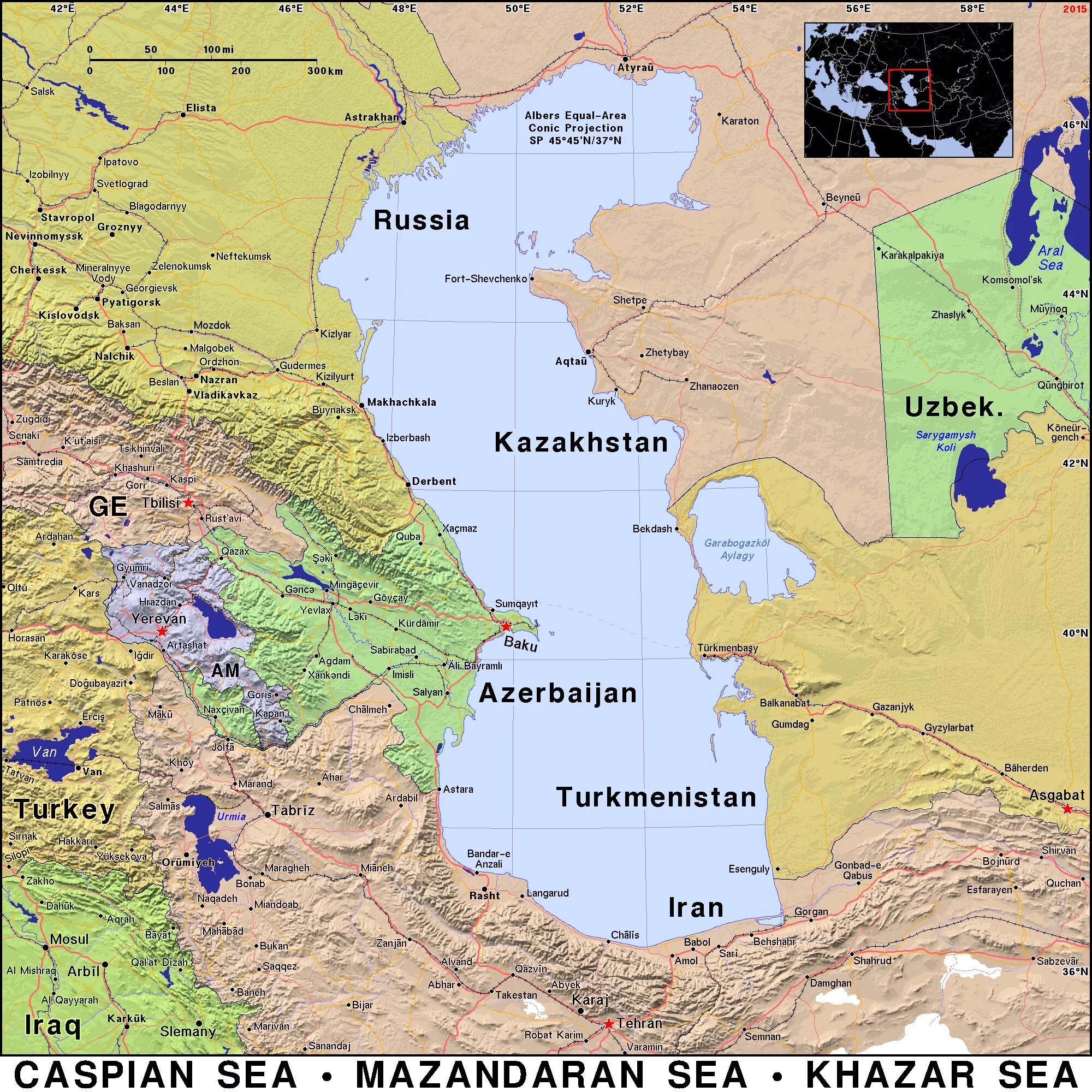 Каспийское море на карте на карте. Каспийское море на карте со странами. Каспийское море на карте с республиками. Границы в Каспийском море карта. Физическая карта каспийского моря