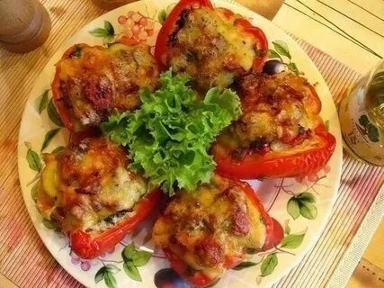 Перец болгарский фаршированный мясом в духовке рецепт
