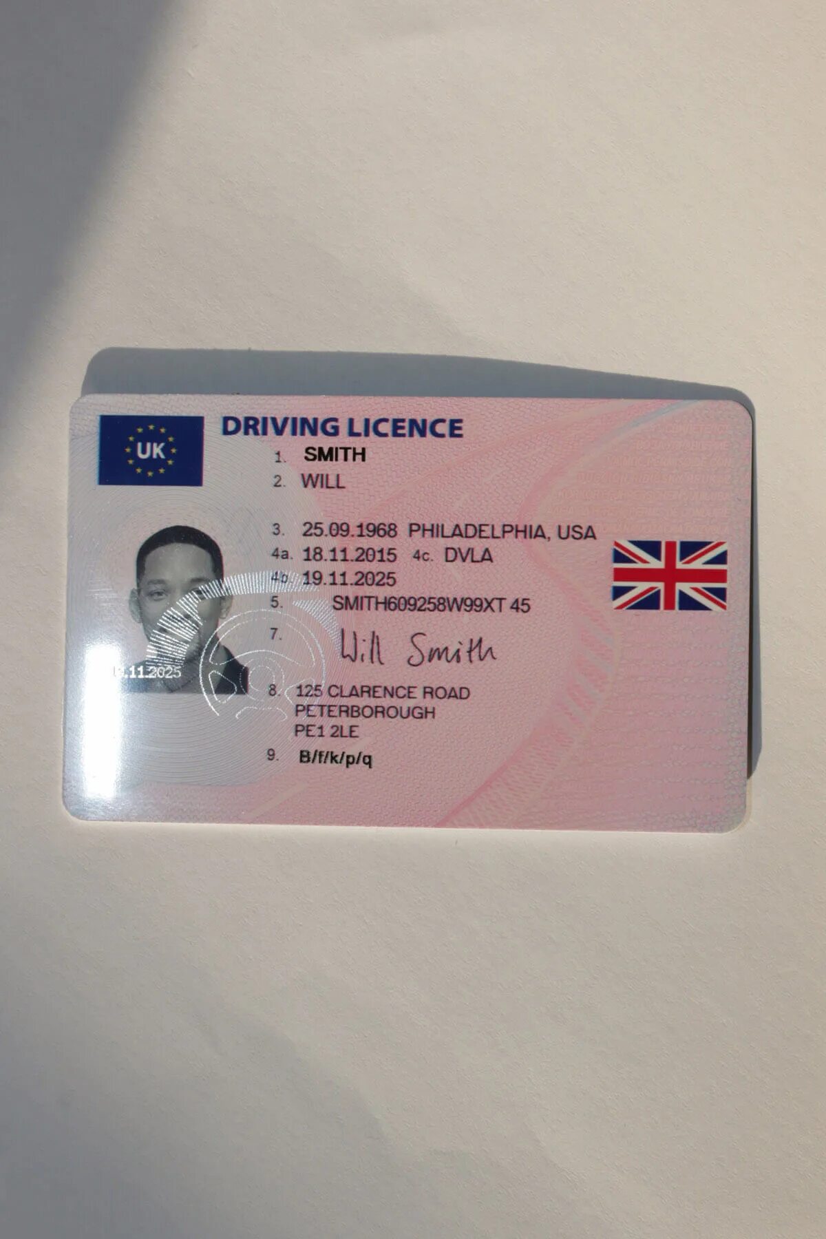 Uk Driver License 2021. ID Card в Англии. Id uk