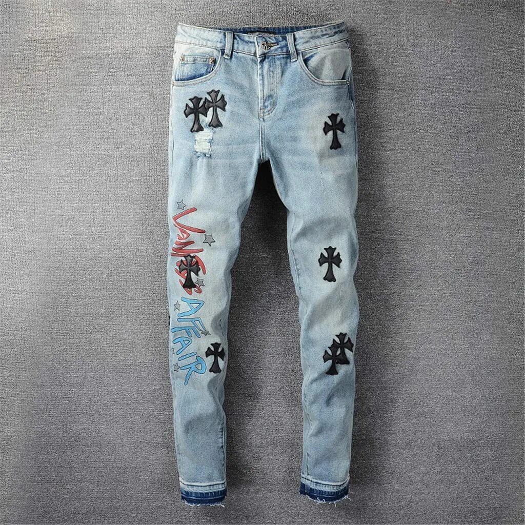 Jeans hearts. Chrome hearts джинсы. chrome hearts джинсы мужские. джинсы с крестами мужские. джинсы с готическим крестом.