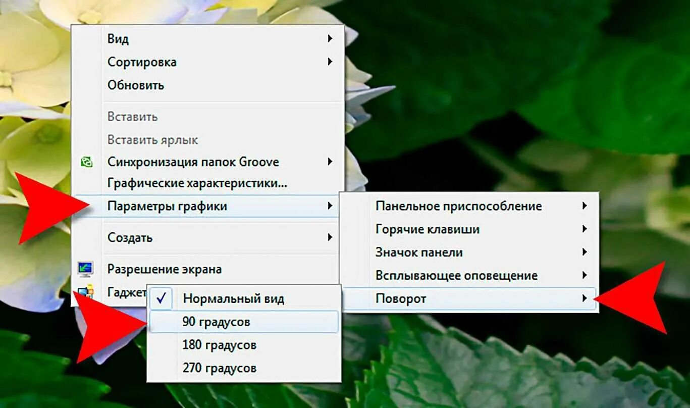 Изображение переворачивается