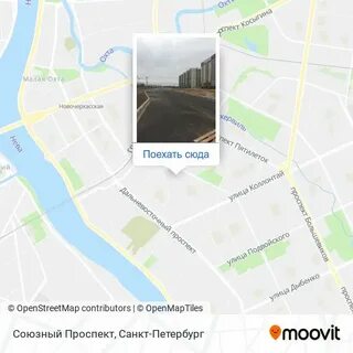 Союзный проспект санкт петербург на карте