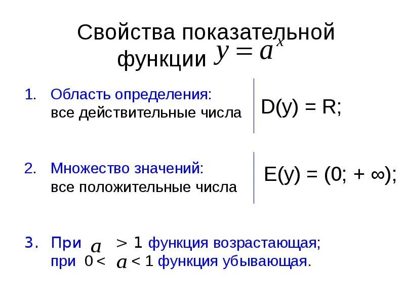 Показательно степенная функция пример. При каком условии показательная функция является возрастающей. Область значений показательной функции. Степенная функция область определения и область значения функции. Область определения и множество значений показательной функции.