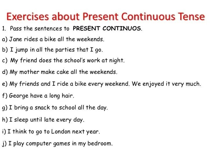 End up the sentences. Present Continuous Tense exercises. Present Continuous and past Continuous Tense exercises. Present Continuous задания. Present simple Continuous упражнения.
