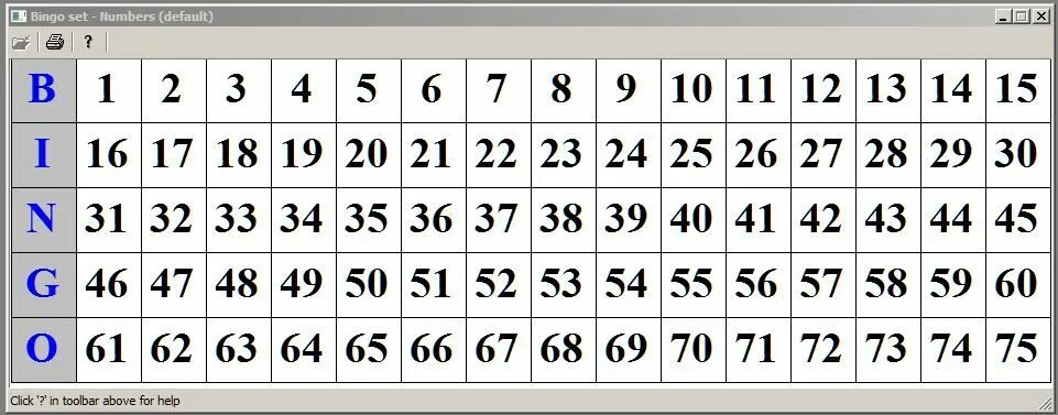 Число 1 до 75