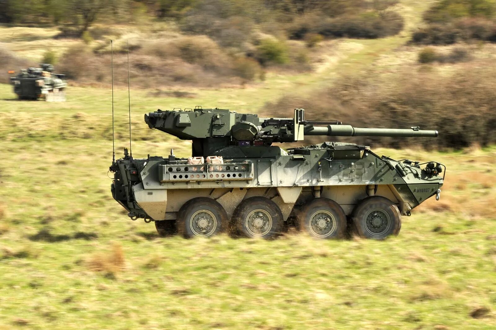 M1128 mobile Gun System Stryker. M1128 MGS Страйкер. Страйкер БТР м1128. Колесный танк Stryker.