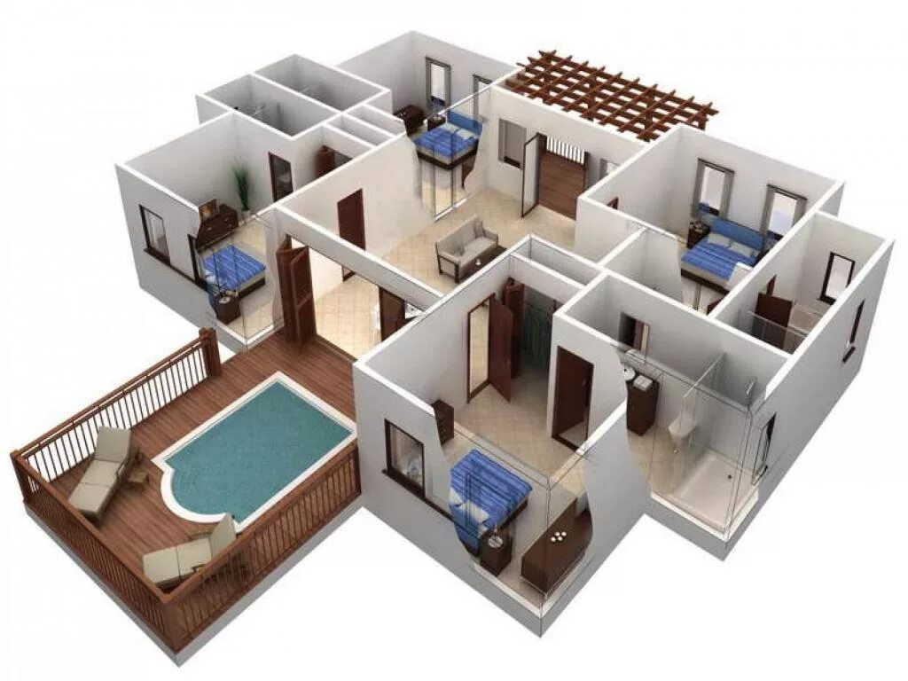 Планировка одноэтажного дома 3д. Флорплан 3д. Дом floorplan 3d. Floorplan 3d проекты. Модель квартиры.
