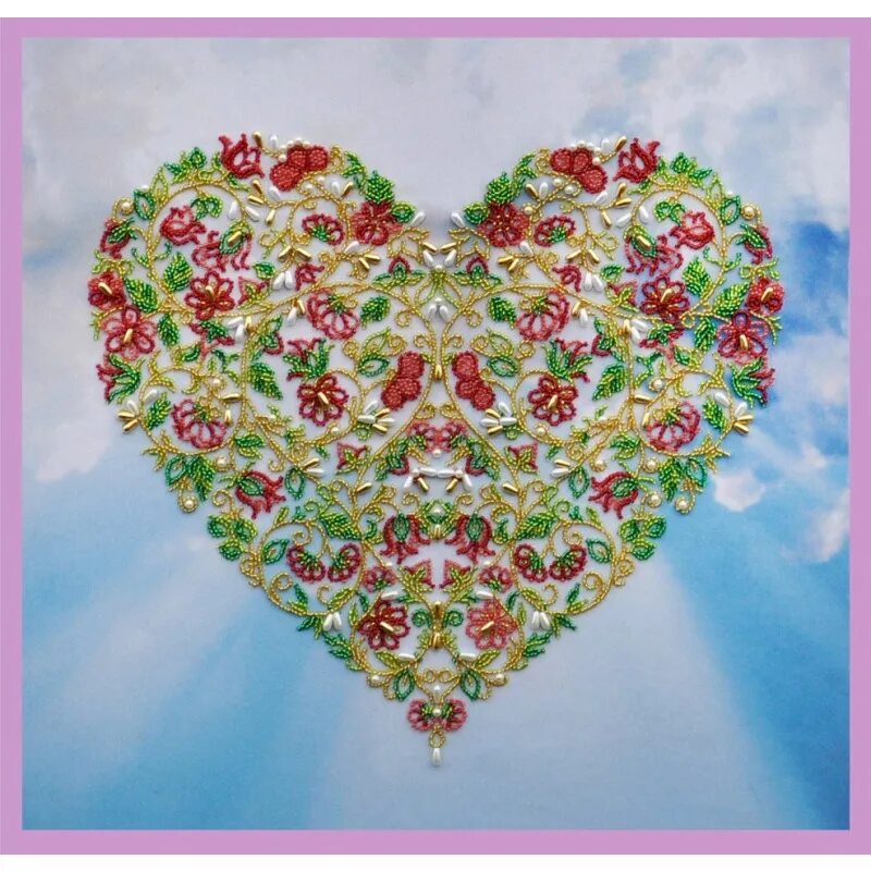 Вышивать бисером любовь. Абрис арт вышивка крестом наборы. Вышивка бисером полная зашивка наборы. Золотые ручки волшебство любви. Термомозаика сердечко.