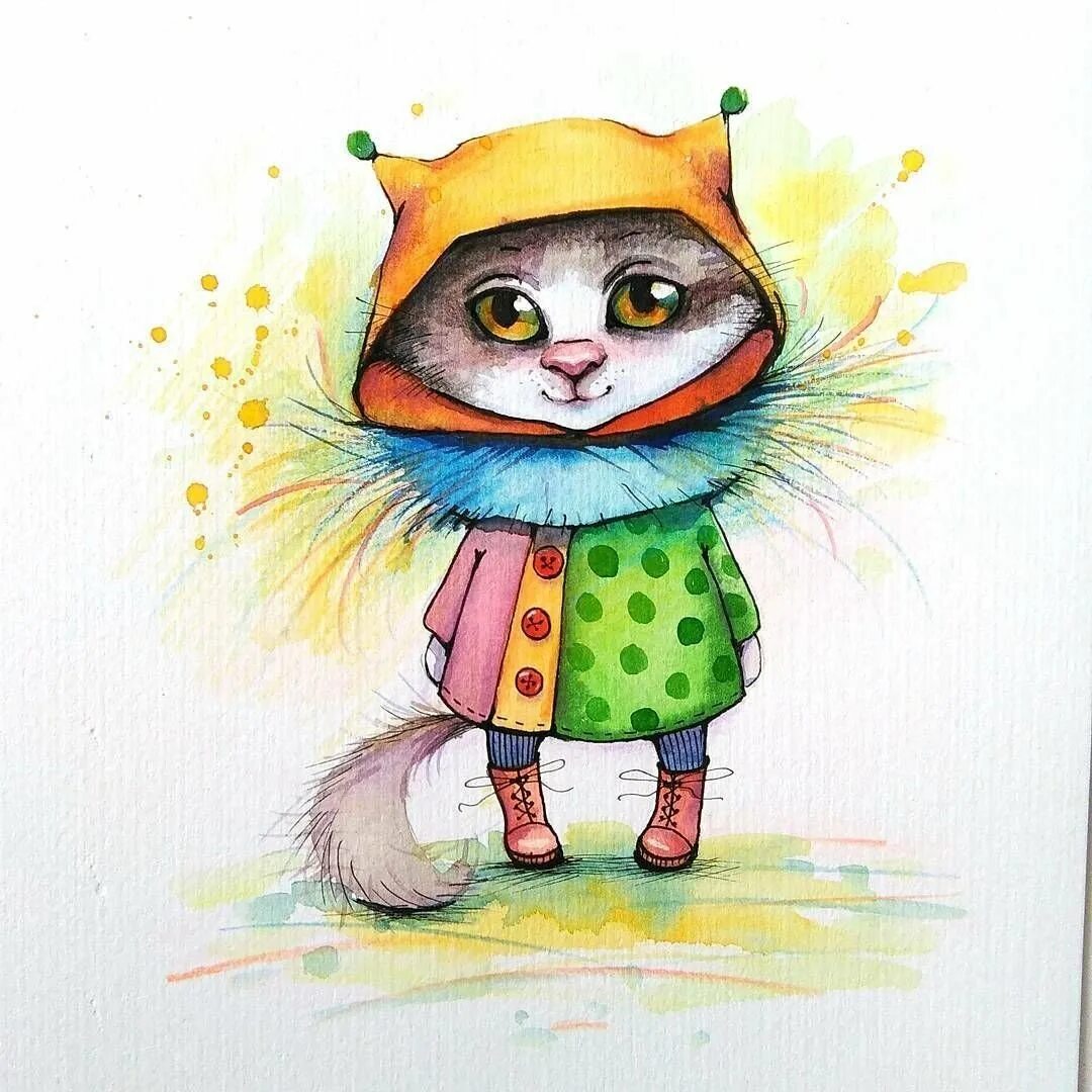 Как нарисовать прикольных животных