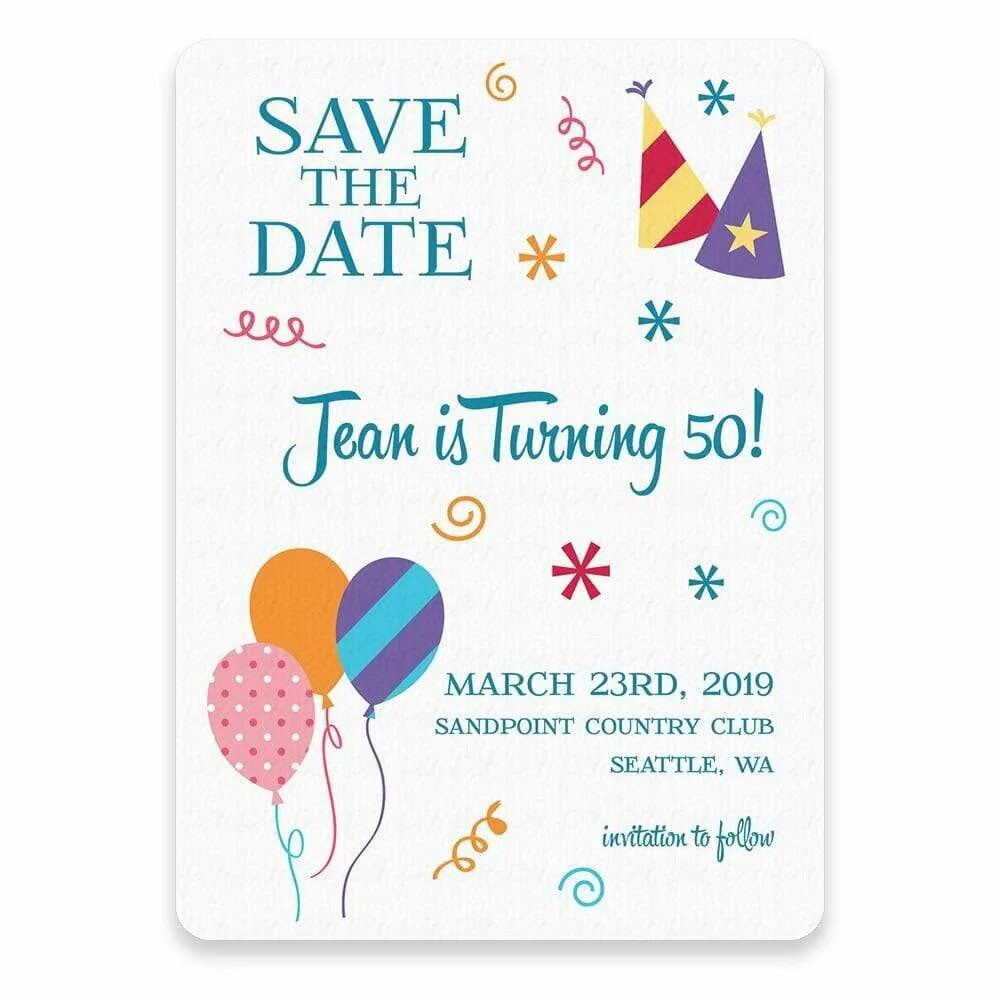 Date of birthday. Save the Date Card. Save the Parties перевод.