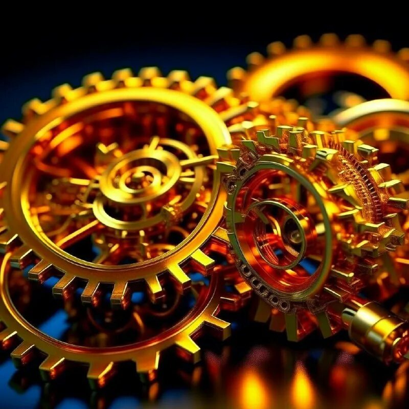 золотые шестеренки. золотые шестеренки. стар рейл золото и шестеренки. золотые шестеренки. красивые шестерни.