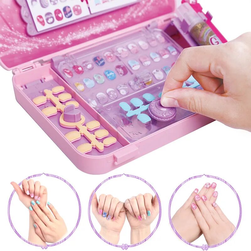 Но купить ее сразу. Набор накладных ногтей для детей. Докладные ногти для девочек. Детский набор накладные ногти. Накладные ногти для девочек.