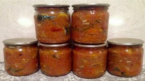 Консервированная скумбрия с овощами