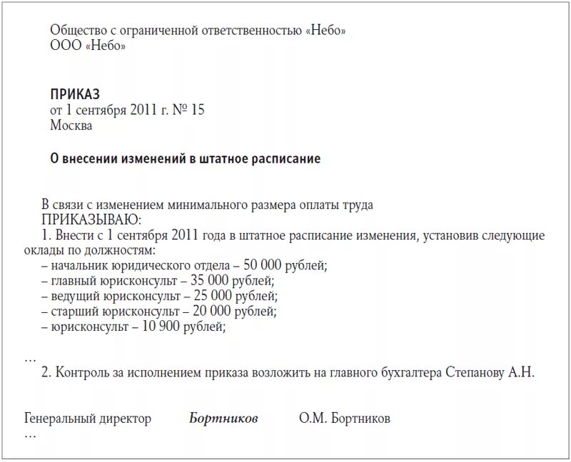 Приказ о повышении сотрудника. Приказ о новом штатном расписании в связи с изменением окладов. Приказ о внесении изменений в штатное расписание повышение оклада. Приказ об изменении оклада в штатном расписании образец. Приказ об изменении оклада в штатном расписании.