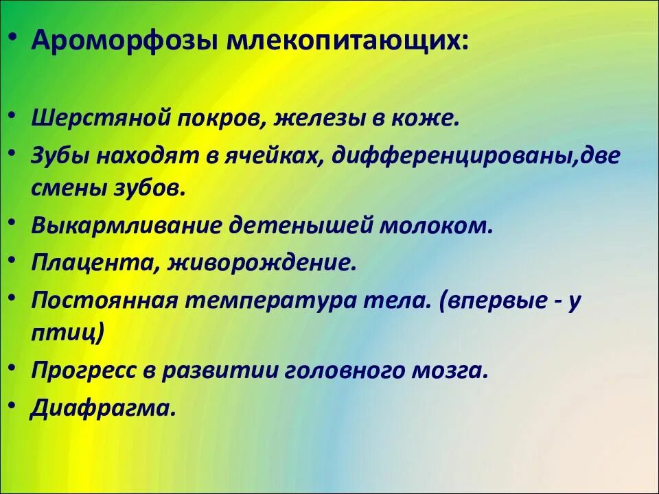 Выберите предложения в которых охарактеризованы идиоадаптации. Основные ароморфозы млекопитающих 8 класс биология. Ароморфозы млекопитающих ЕГЭ биология. Основные ароморфозы млекопитающих 8 класс. Араморфоза млекопитающих.