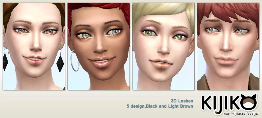 Sims eyelashes