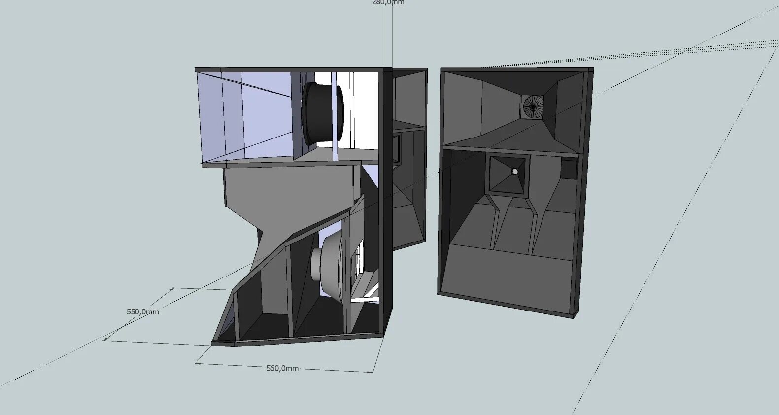 Speaker plan. Martin Audio sxh218. Martin Audio WSX чертежи рупорный. Рупорный сабвуфер Bass Horn. EAW Horn Subwoofer.