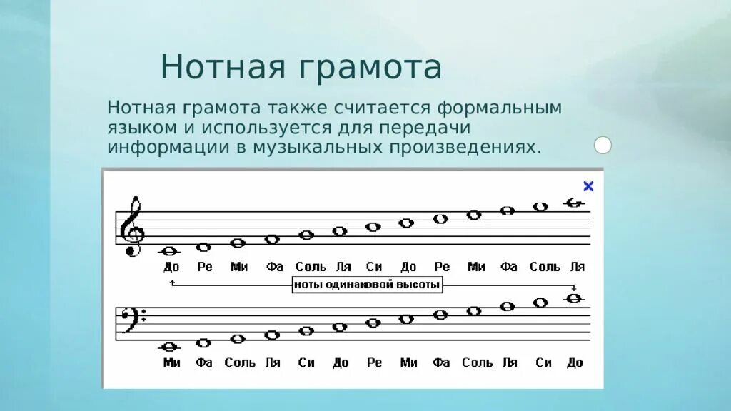 Читаем ноты для начинающих