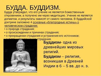 Буддизм в чем суть религии