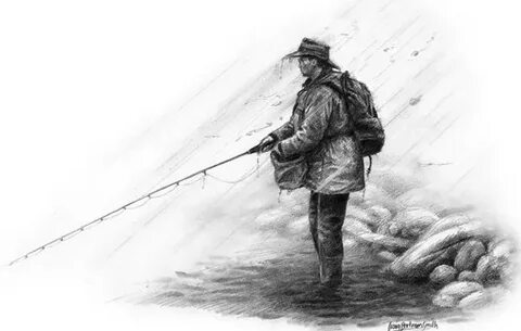 Нарисовать картинку рыбака