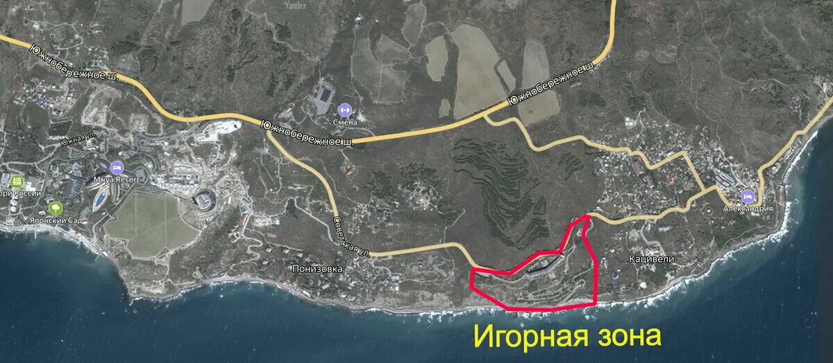 Карта ялта кацивели. Кацивели на карте. Симеиз на картеарте. Кацивели на карте. Бухта миноноска приморский край на карте.