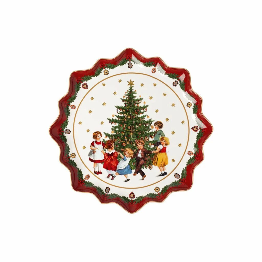 Дети /. Новогодние тарелки. Виллерой бош toy's fantasy. Villeroy boch christmas. Новогодняя посуда виллерой бош.