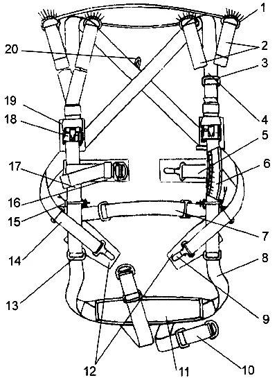 Ттх парашютов. Подвесная система парашюта д5. Подвесная система парашюта д-6. Схема парашюта д-5. Подвесная система парашюта д-6 серия 4