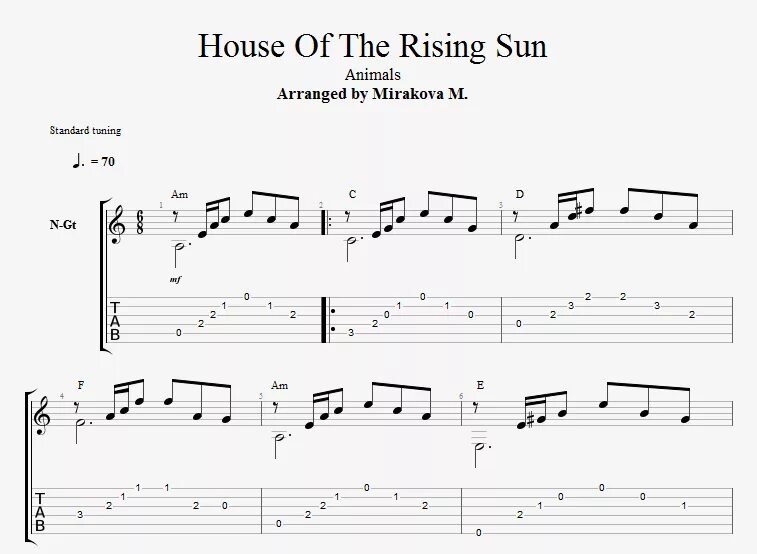 Animals house of rising аккорды. The animals House of the Rising табы. House of the Rising Sun табы. House if the Rising Sun Ноты. Animals the House of the Rising Sun Ноты.