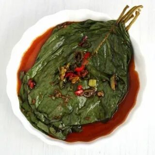 Маринованные листья перца