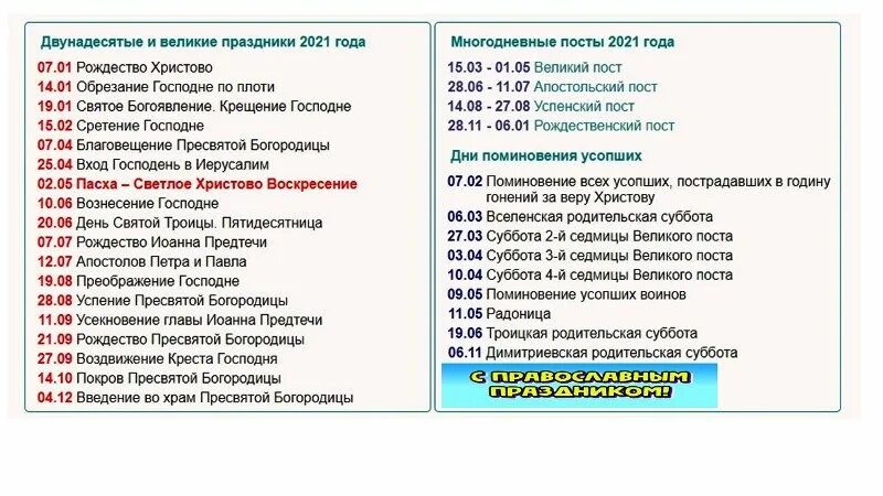 Православный праздник 2021. Родительские субботы в 2021 году. Православные праздники 2021. Православный календарь родительские субботы. Двунадесятые праздники и Великие праздники.