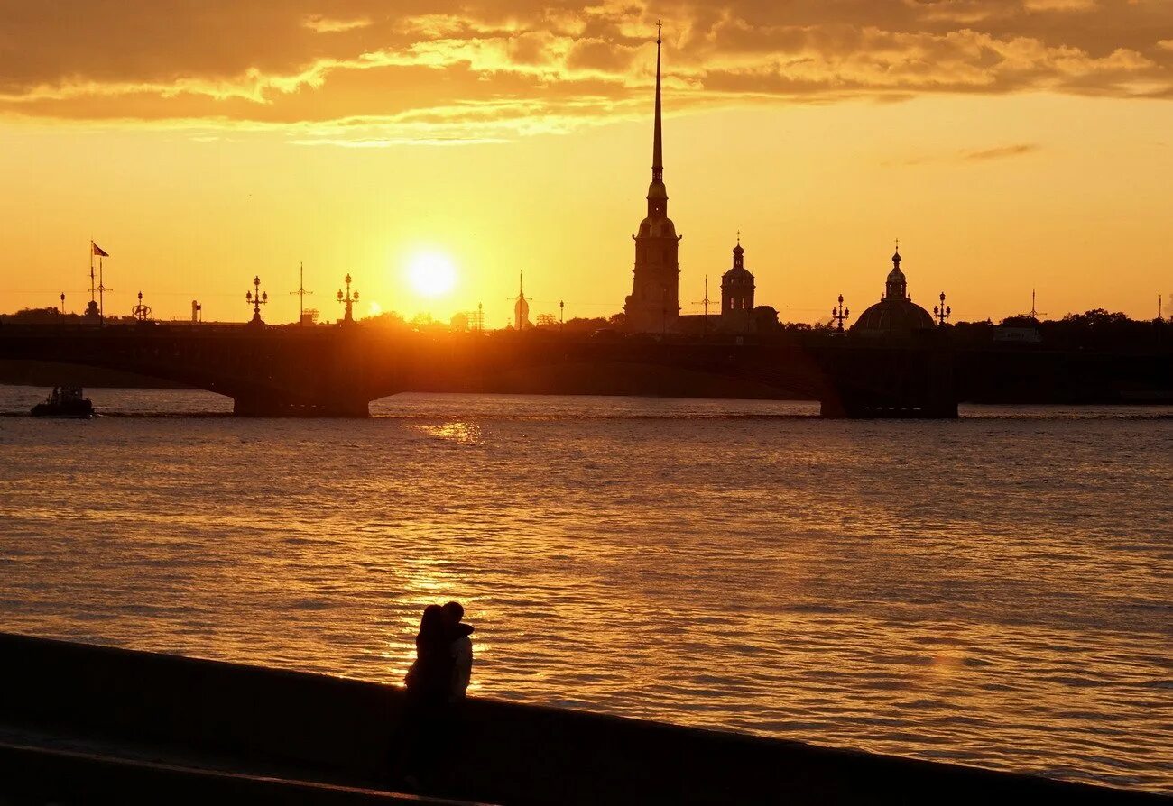 Восход солнца в питере